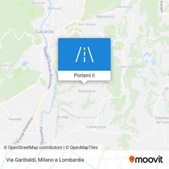 Mappa Via Garibaldi