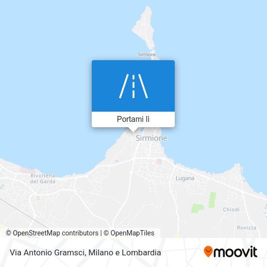 Mappa Via Antonio Gramsci