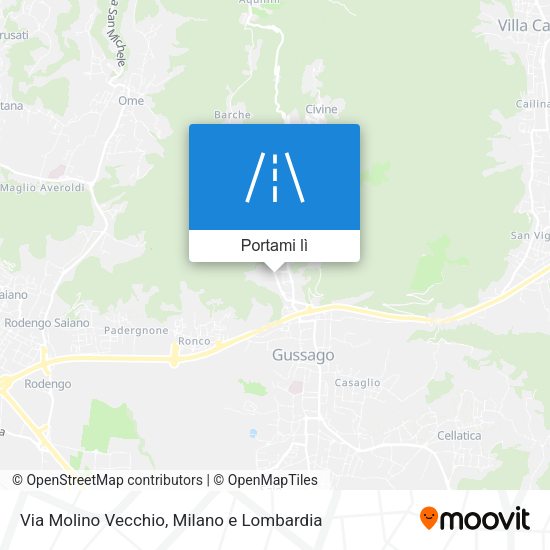 Mappa Via Molino Vecchio