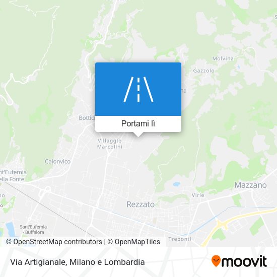 Mappa Via Artigianale