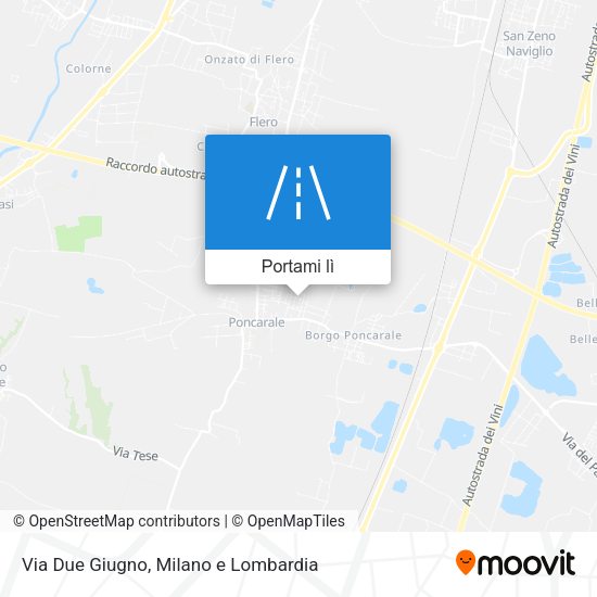Mappa Via Due Giugno