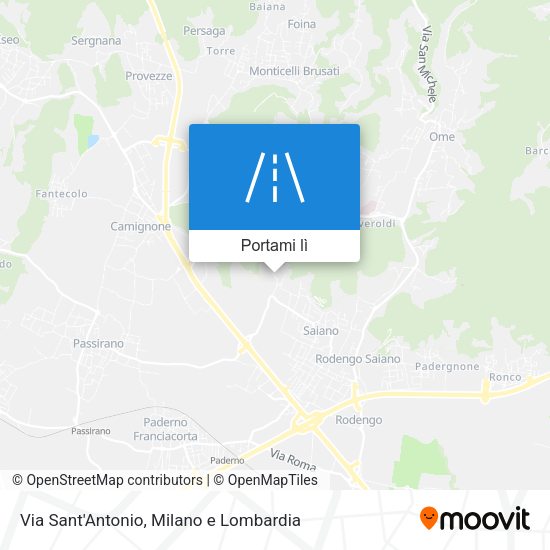 Mappa Via Sant'Antonio