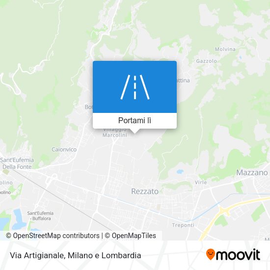 Mappa Via Artigianale