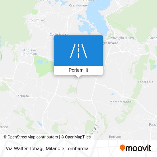 Mappa Via Walter Tobagi