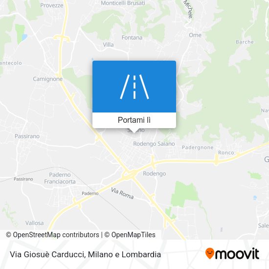Mappa Via Giosuè Carducci