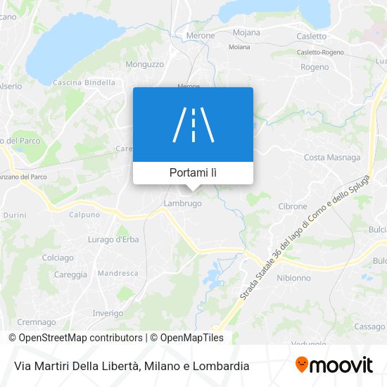 Mappa Via Martiri Della Libertà