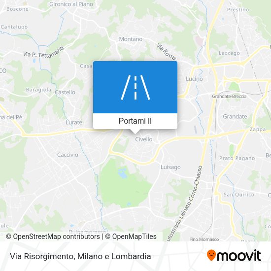 Mappa Via Risorgimento