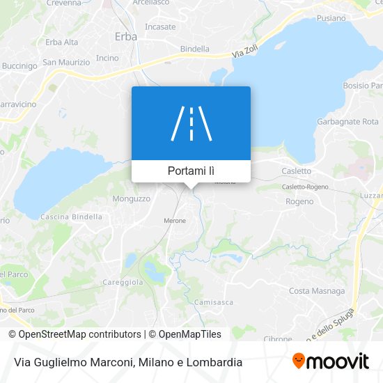Mappa Via Guglielmo Marconi