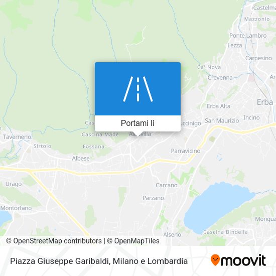 Mappa Piazza Giuseppe Garibaldi