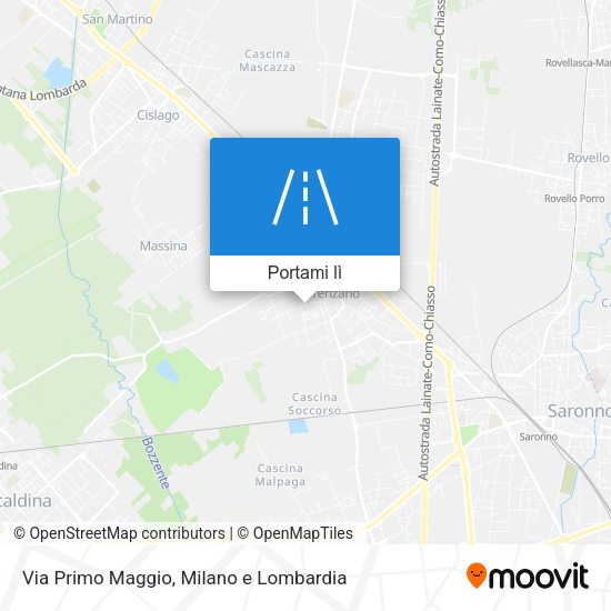 Mappa Via Primo Maggio