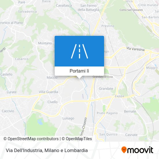 Mappa Via Dell'Industria