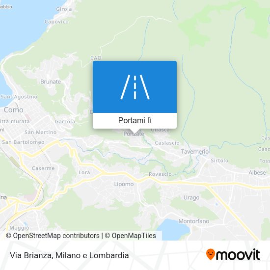 Mappa Via Brianza