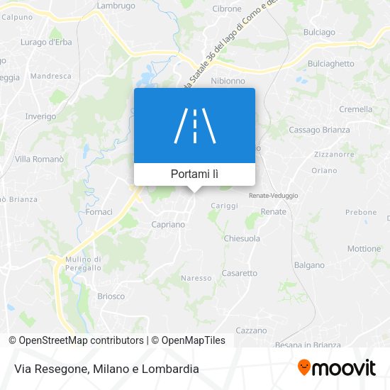 Mappa Via Resegone
