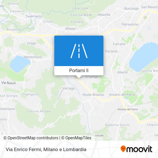 Mappa Via Enrico Fermi
