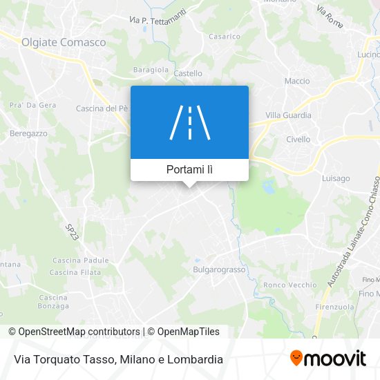 Mappa Via Torquato Tasso