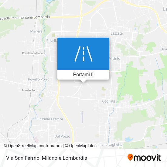 Mappa Via San Fermo