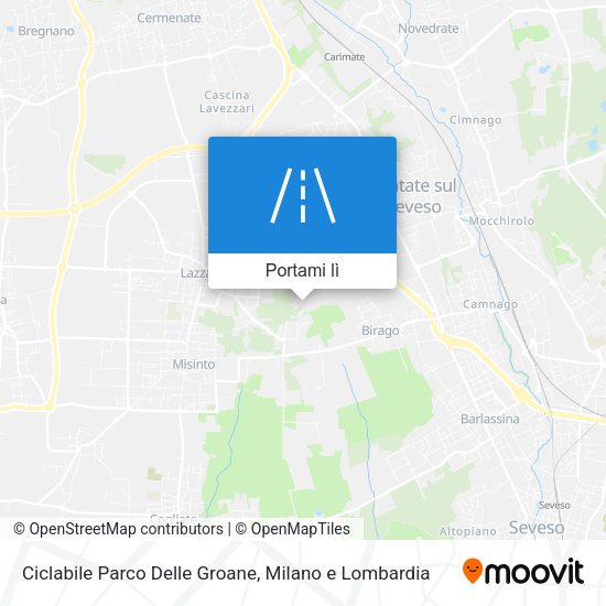 Mappa Ciclabile Parco Delle Groane