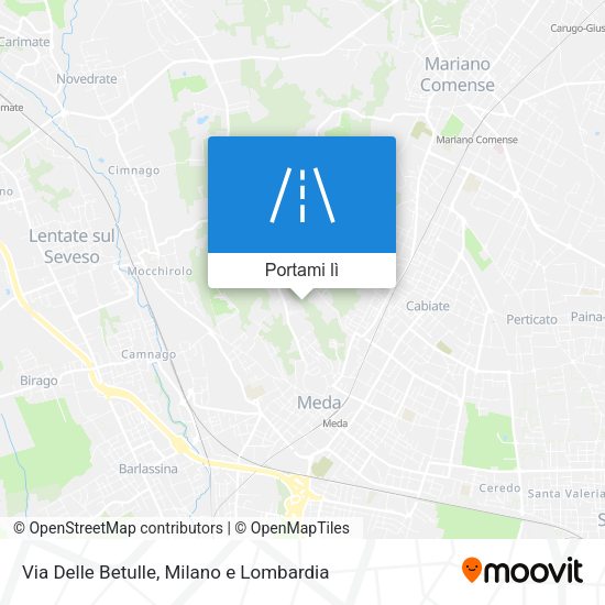 Mappa Via Delle Betulle