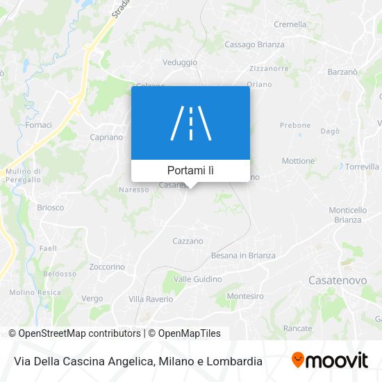 Mappa Via Della Cascina Angelica