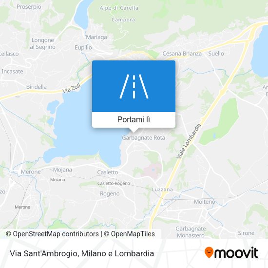 Mappa Via Sant'Ambrogio