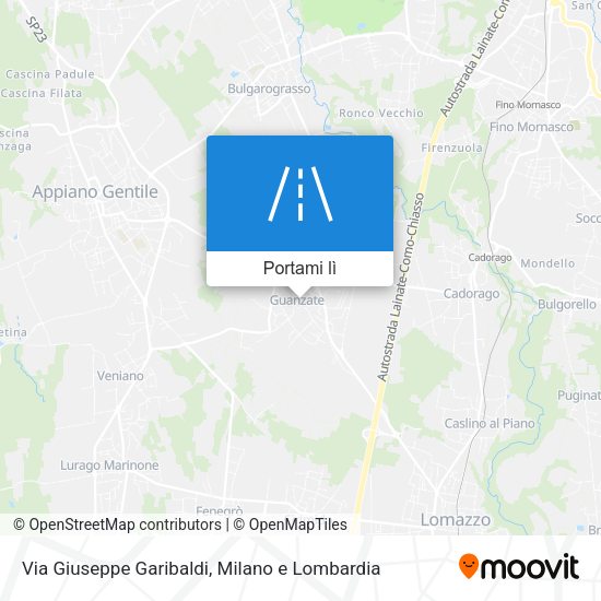 Mappa Via Giuseppe Garibaldi