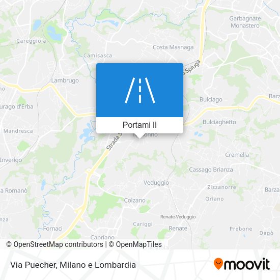 Mappa Via Puecher
