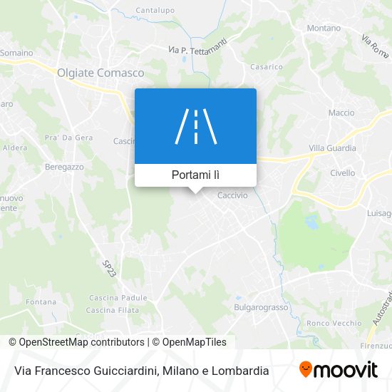 Mappa Via Francesco Guicciardini