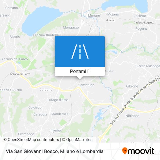 Mappa Via San Giovanni Bosco