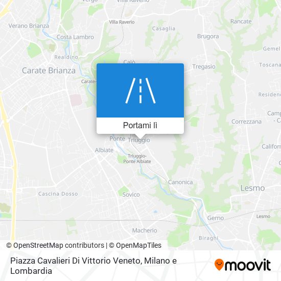 Mappa Piazza Cavalieri Di Vittorio Veneto