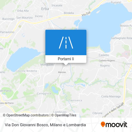 Mappa Via Don Giovanni Bosco