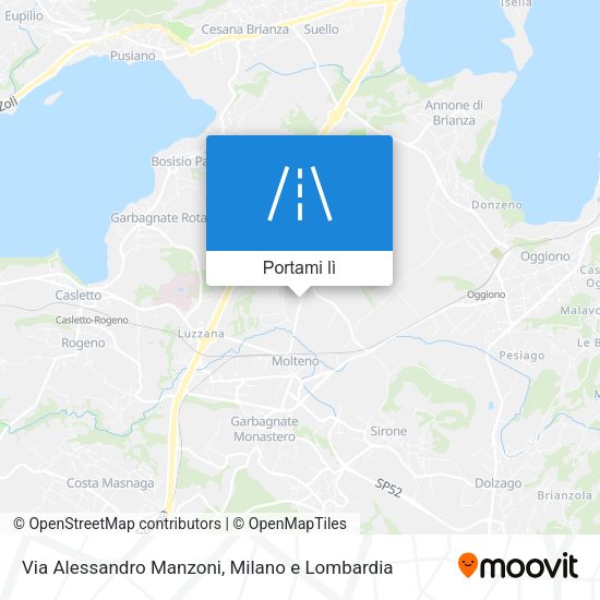 Mappa Via Alessandro Manzoni