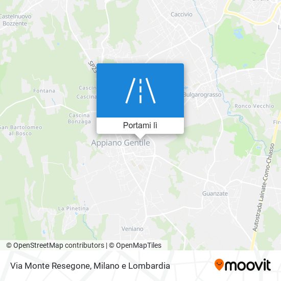 Mappa Via Monte Resegone