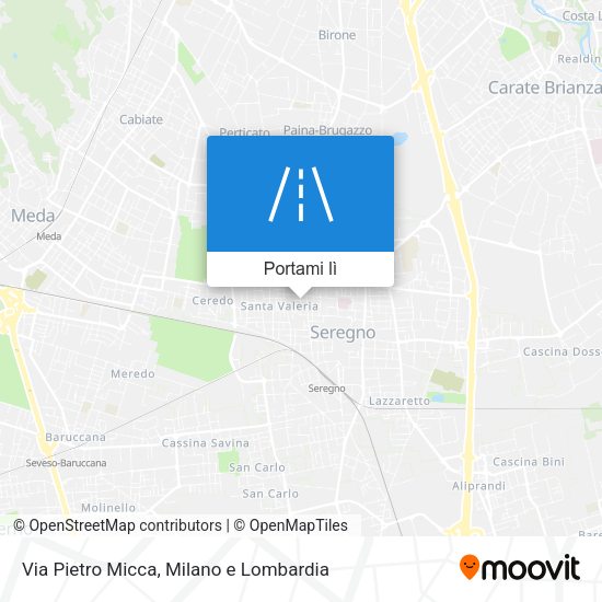 Mappa Via Pietro Micca