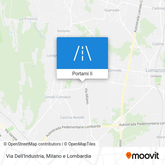 Mappa Via Dell'Industria