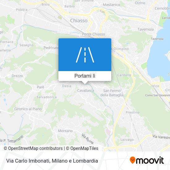 Mappa Via Carlo Imbonati