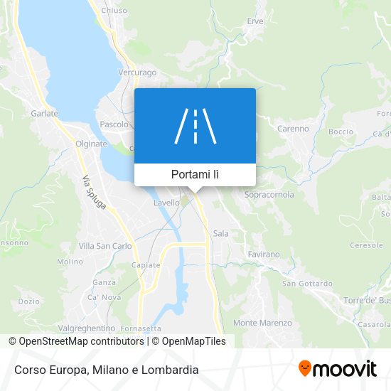 Mappa Corso Europa