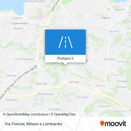 Mappa Via Firenze