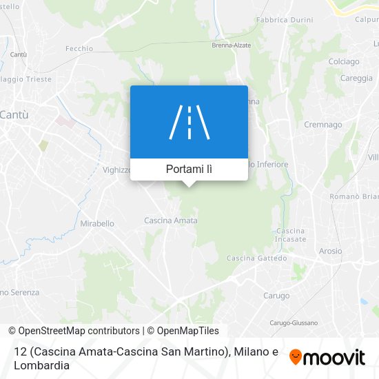 Mappa 12 (Cascina Amata-Cascina San Martino)
