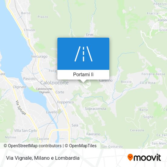 Mappa Via Vignale