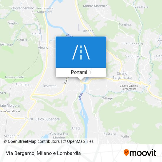 Mappa Via Bergamo