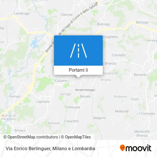 Mappa Via Enrico Berlinguer
