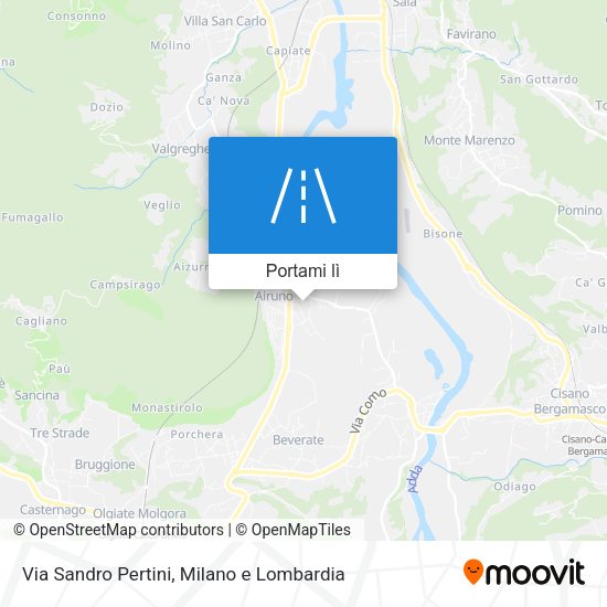 Mappa Via Sandro Pertini