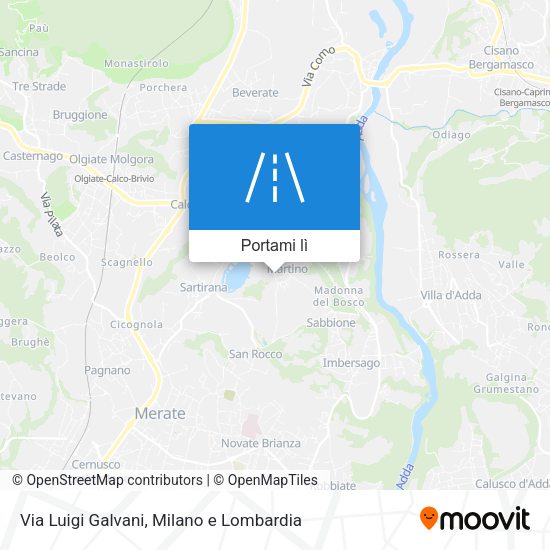 Mappa Via Luigi Galvani