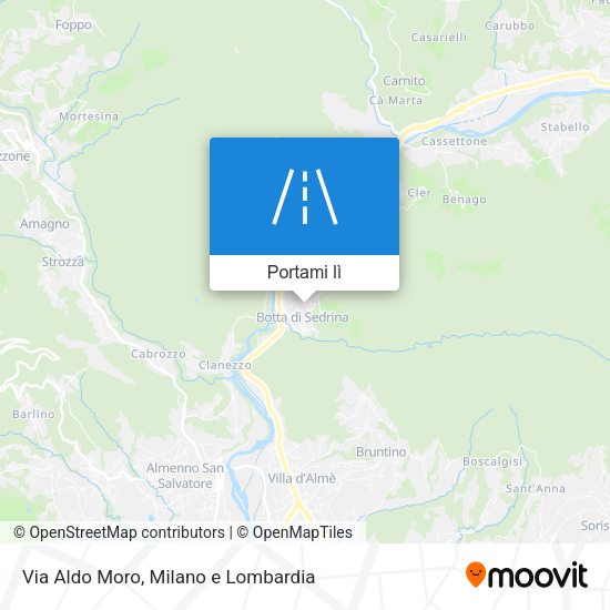 Mappa Via Aldo Moro