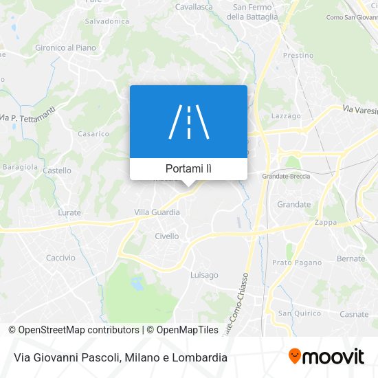 Mappa Via Giovanni Pascoli