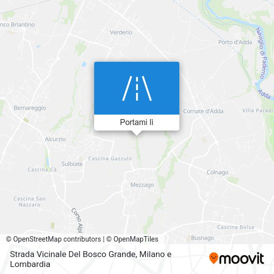 Mappa Strada Vicinale Del Bosco Grande