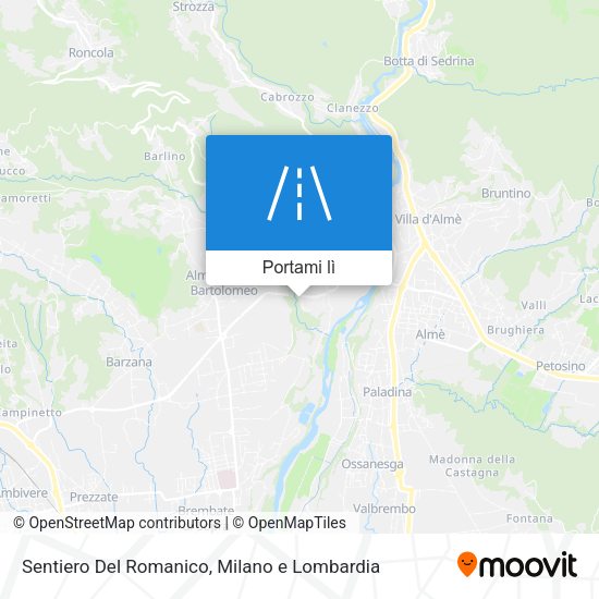 Mappa Sentiero Del Romanico