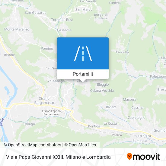 Mappa Viale Papa Giovanni XXIII
