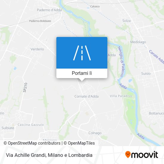 Mappa Via Achille Grandi