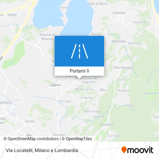 Mappa Via Locatelli
